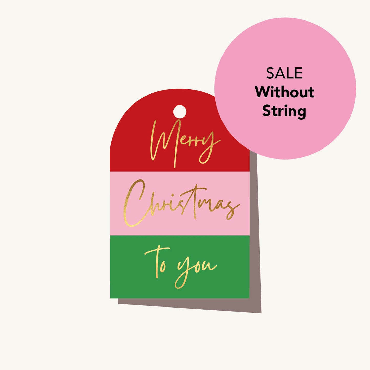 Christmas Colour Stripe (No String)