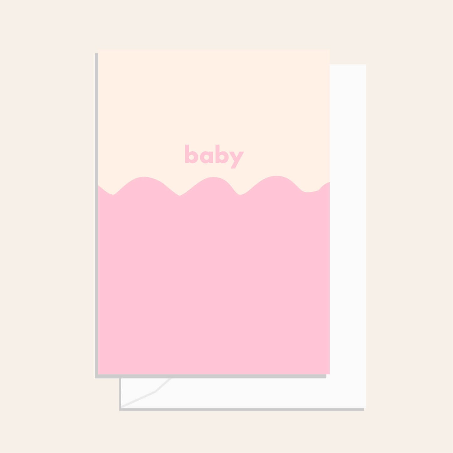 Wavy Baby Pink