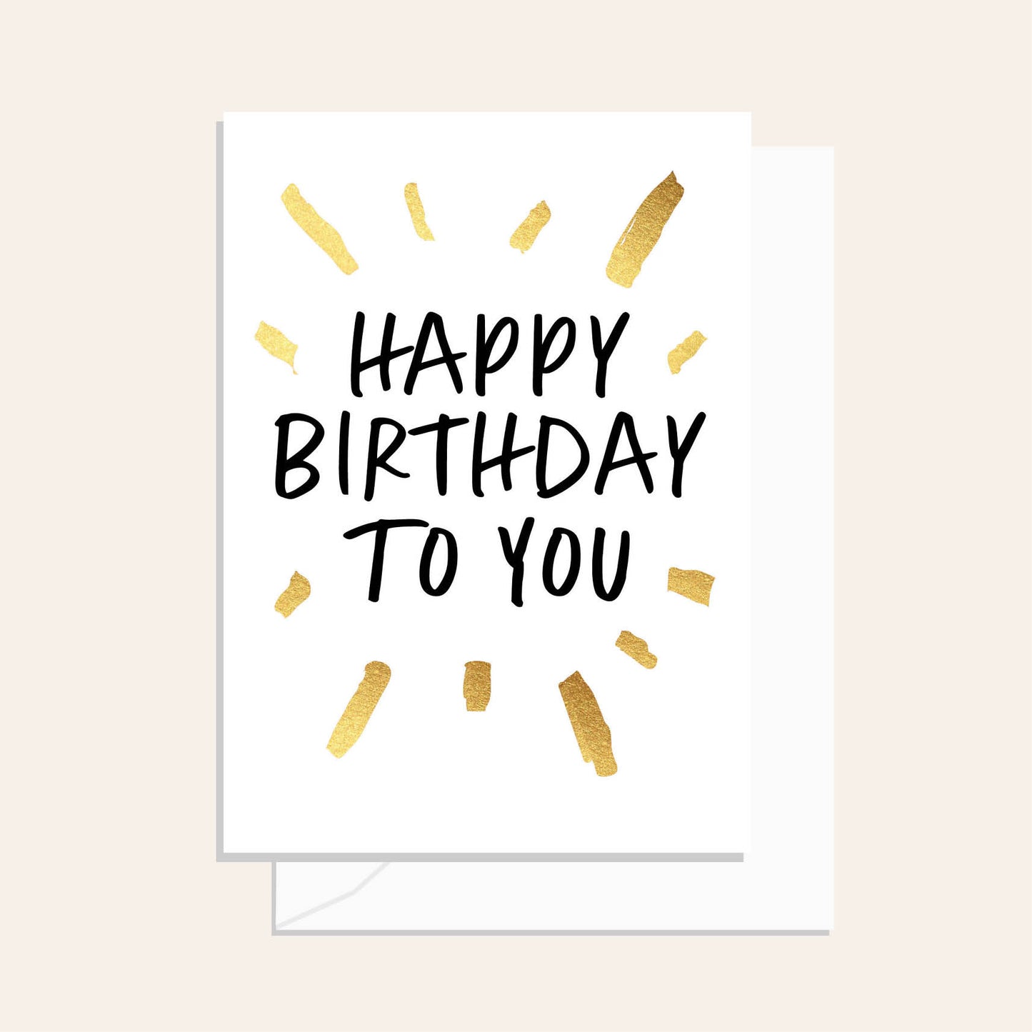 Sparkler Birthday Black Greeting Card