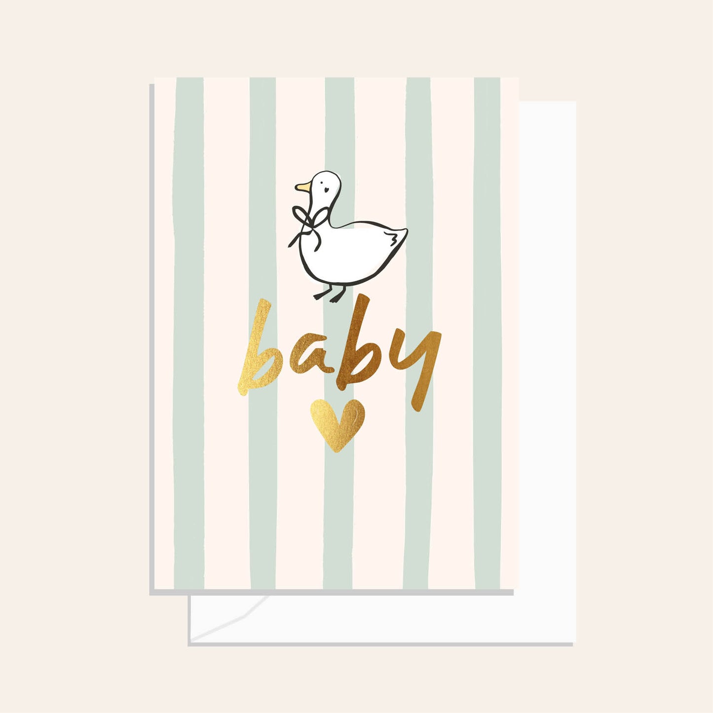 Baby Duck Sage Greeting Card