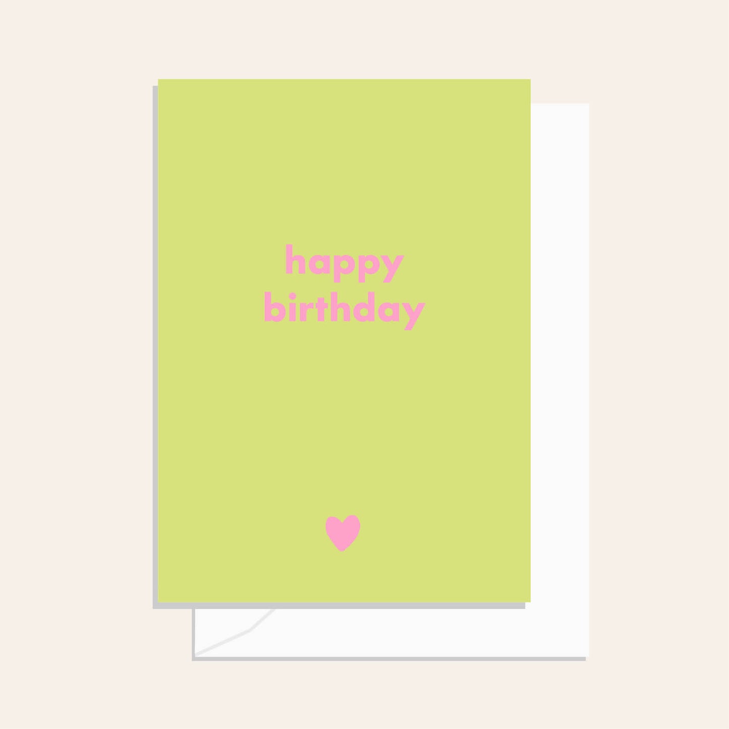 Birthday Lime Heart