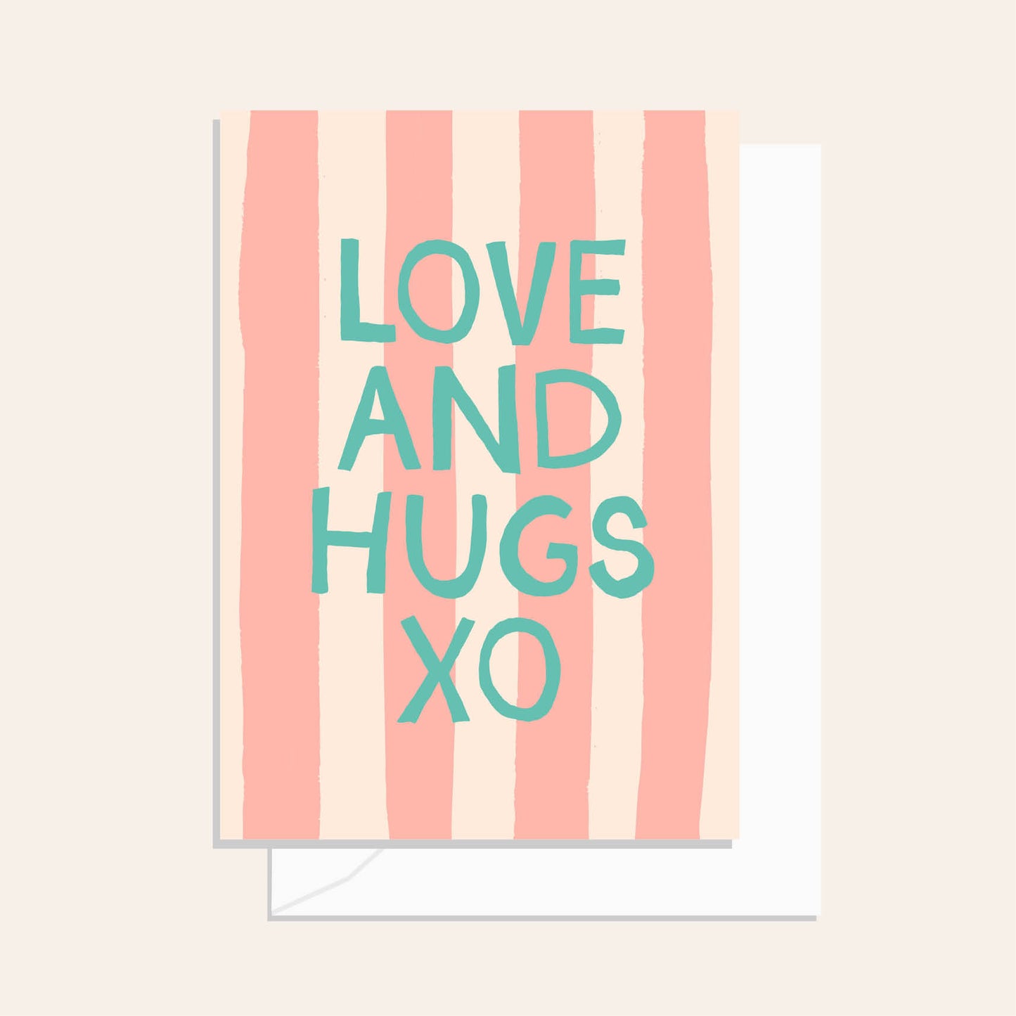 Beach Club Love + Hugs Stripe