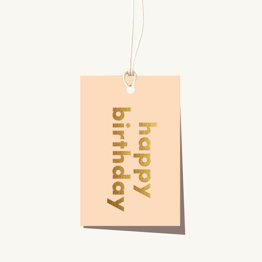 Birthday Latte Tag