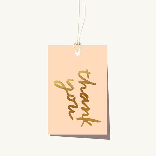 Thank You Latte Tag