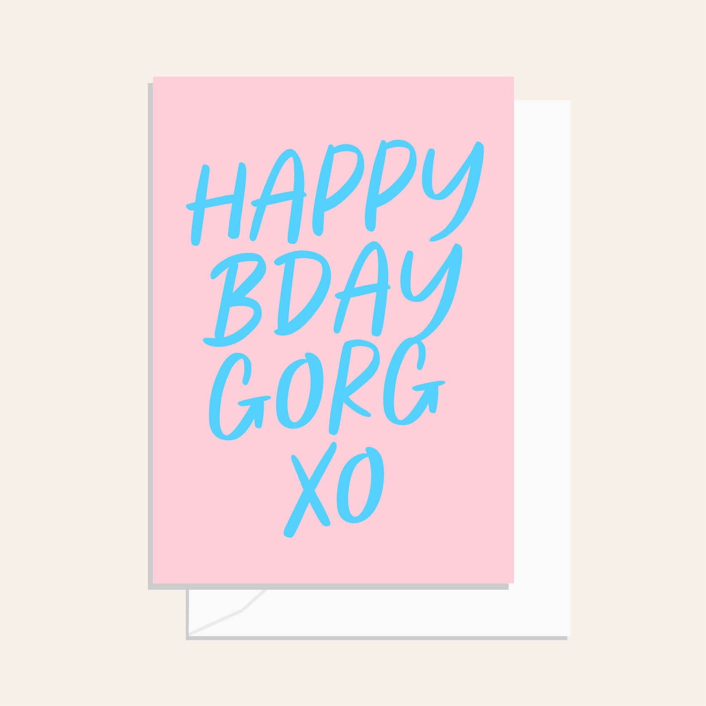 Happy Bday Script Sorbet