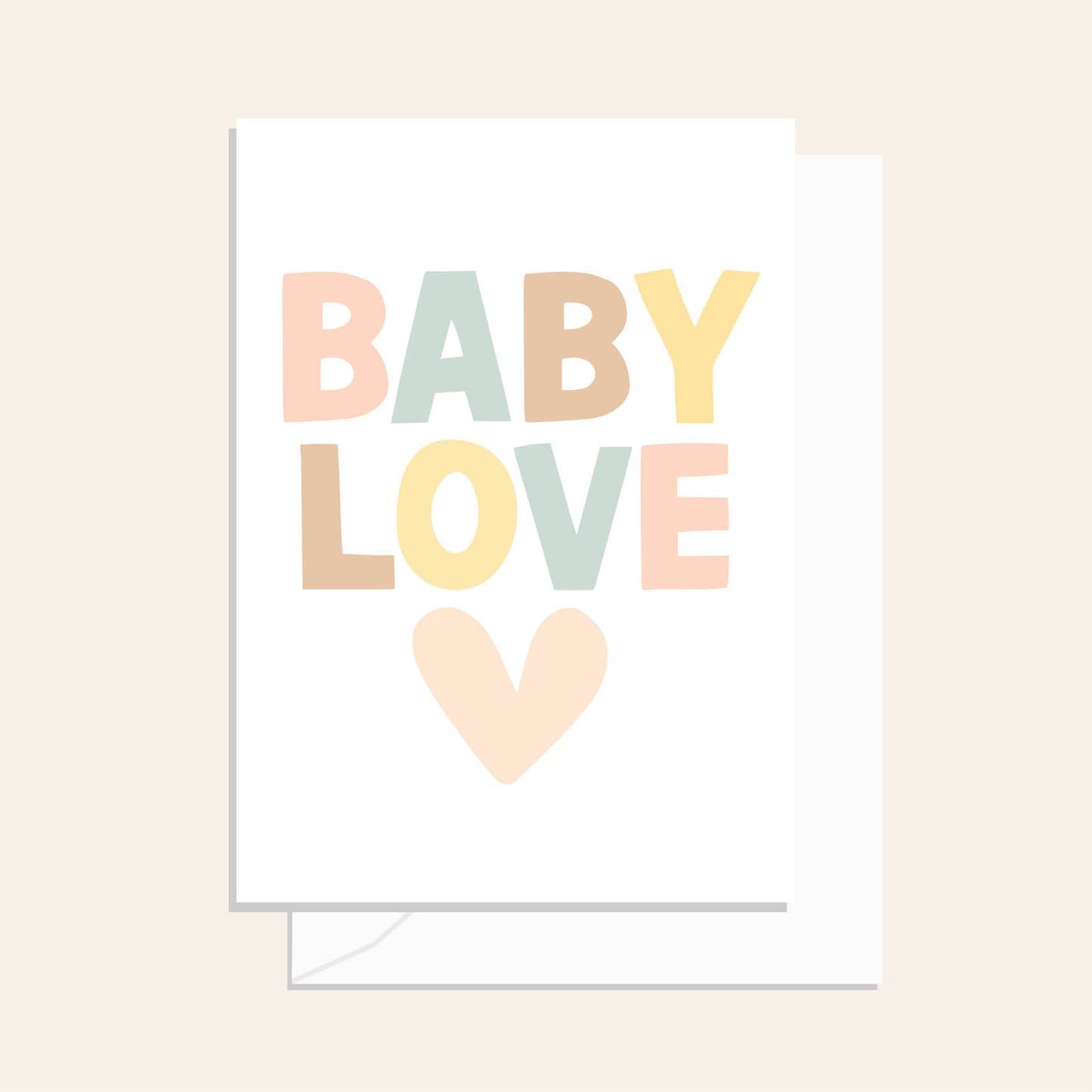 Baby Love Greeting Card
