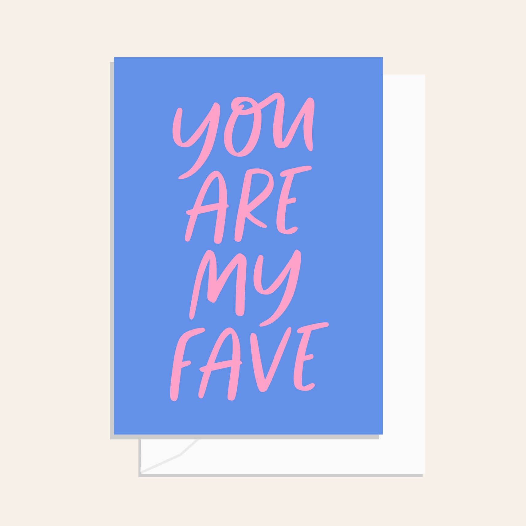 Fave Script Clean You Are My Fave Script – Elm Paper Wholesale