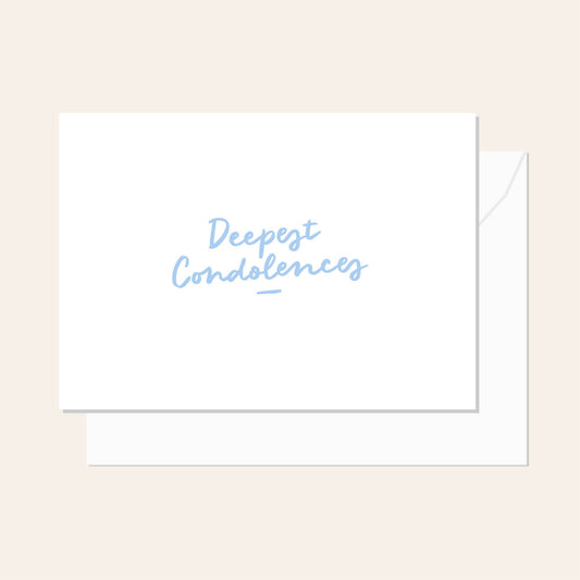 Deepest Condolences Script