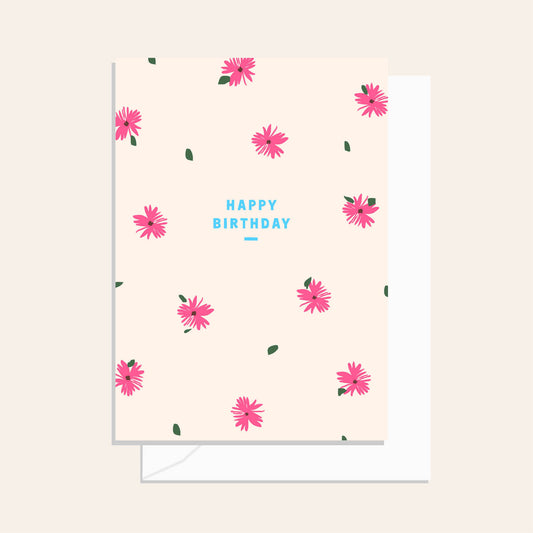 Wildflower Neon Card