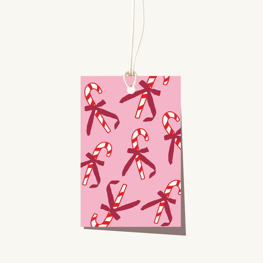 Candy Cane Gift Tag