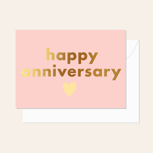 Pink Anniversary Heart