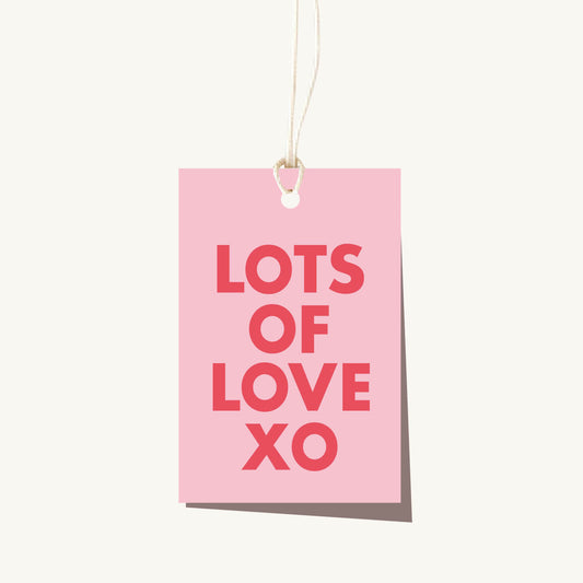 Lot's Of Love Gift Tag