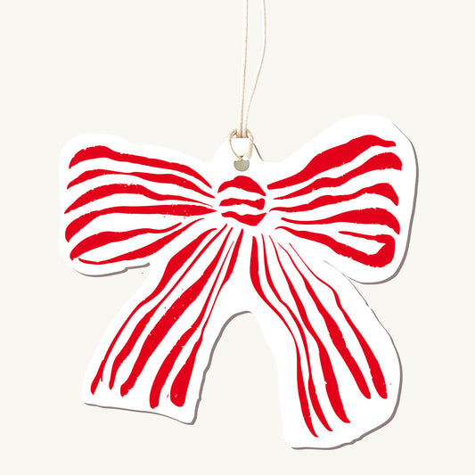 Grande Bow 10cm x 10cm Gift Tag