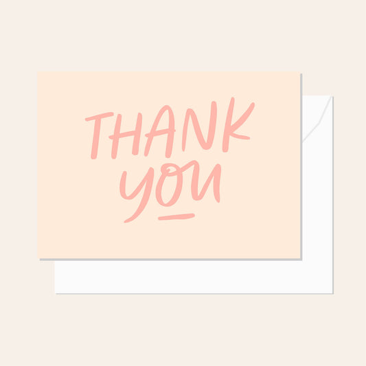 Thank You Apricot Script