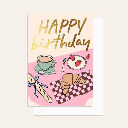 Birthday Tablescape Card