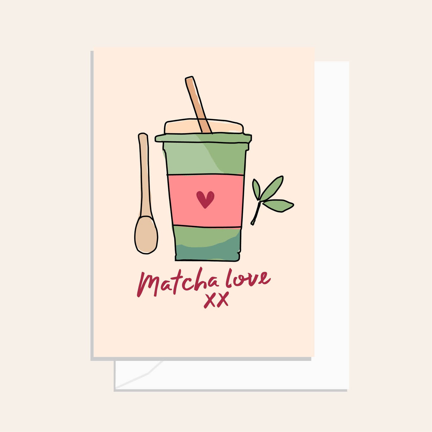 Matcha Love Card