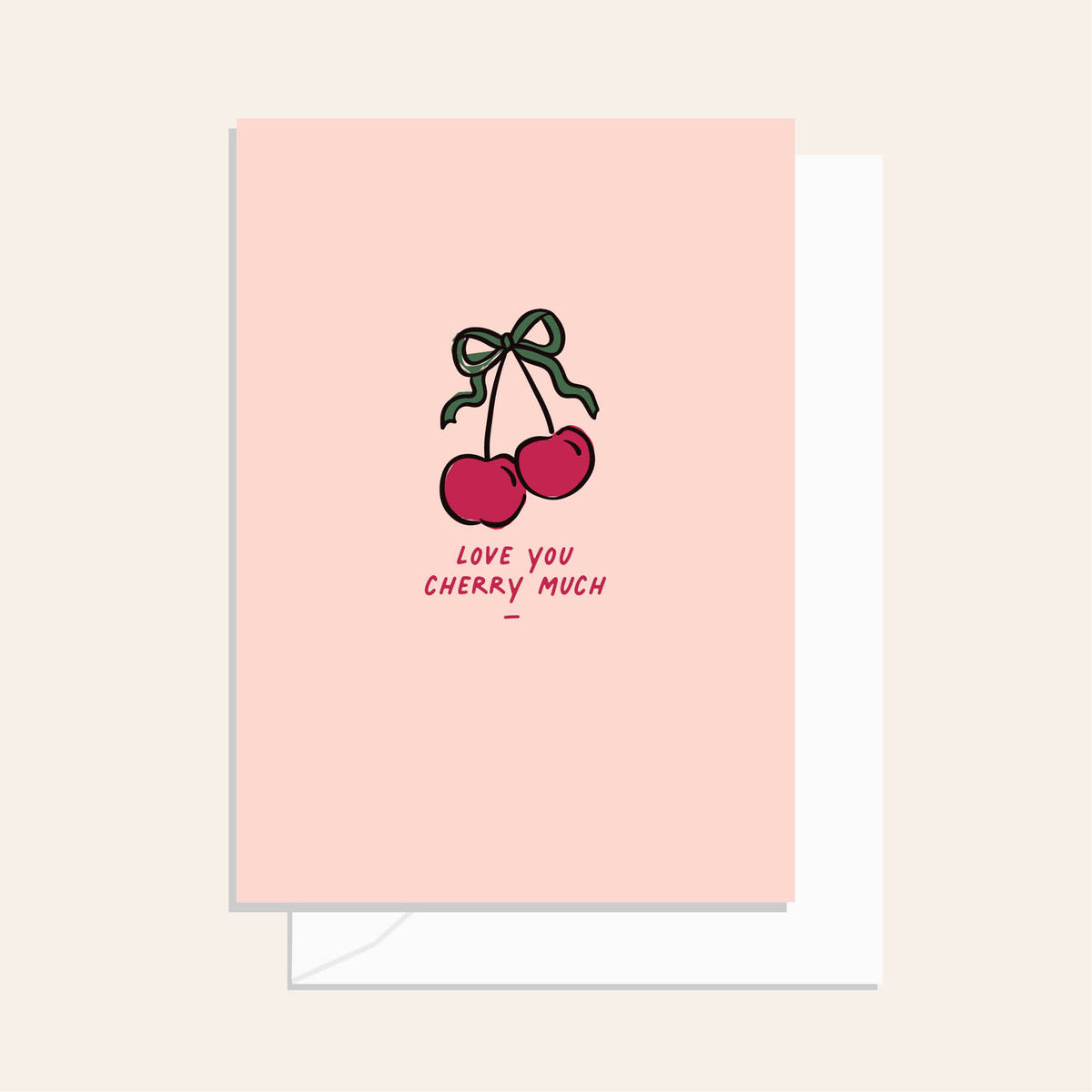 Love You Cherry Much Greeting Card