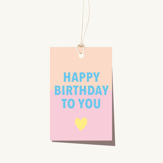 Sorbet Birthday Tag