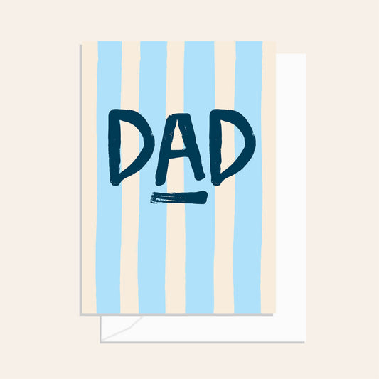 Dad Stripe Greeting Card
