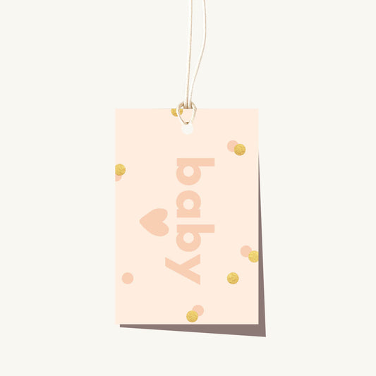 Baby Confetti Sand Tag