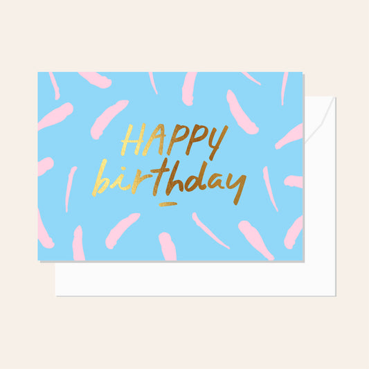 Birthday Sparkle Sky Card