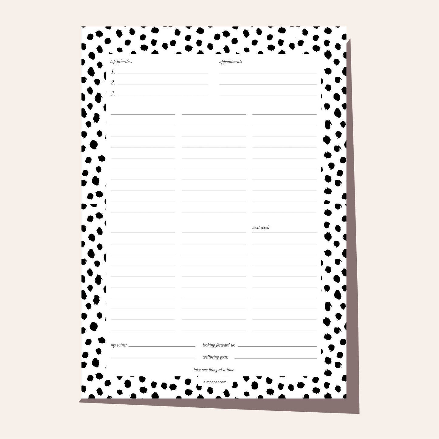 Get It Done Organiser A4 Notepad